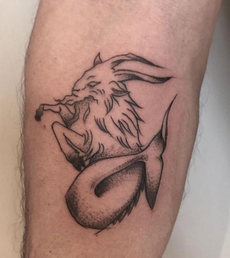 30 Pretty Capricorn Tattoos Give You an Unexpected Feeling