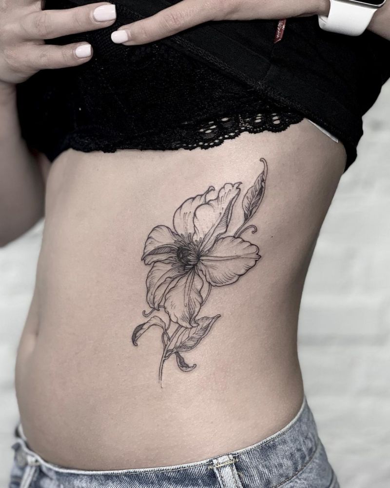 30 Pretty Clematis Tattoos You Must Try