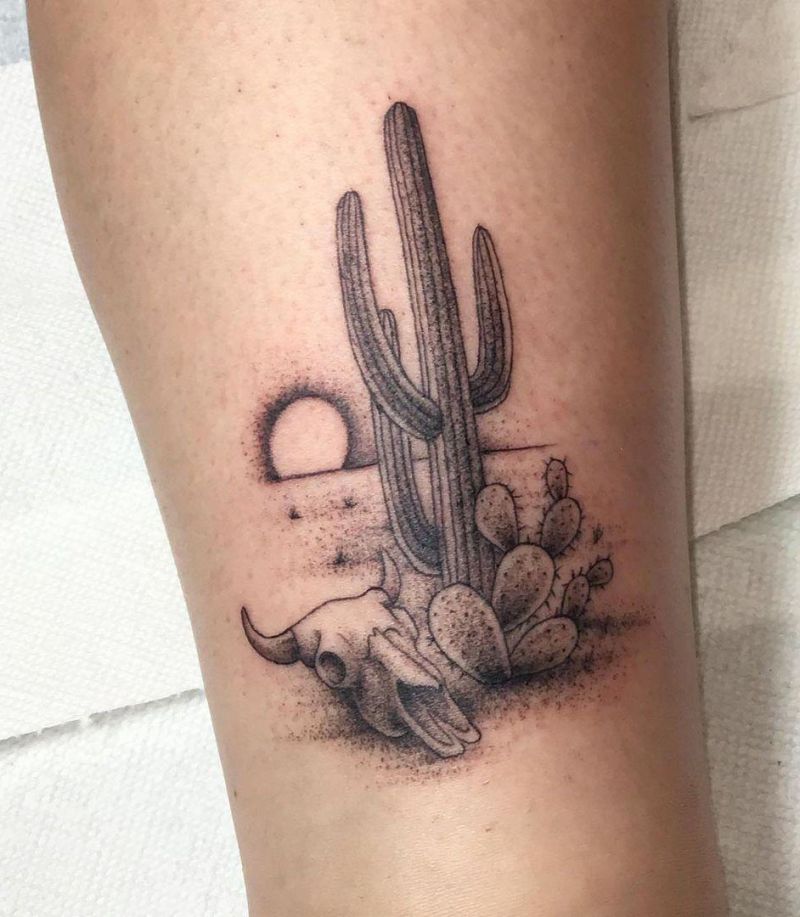 30 Pretty Desert Tattoos You Must Try