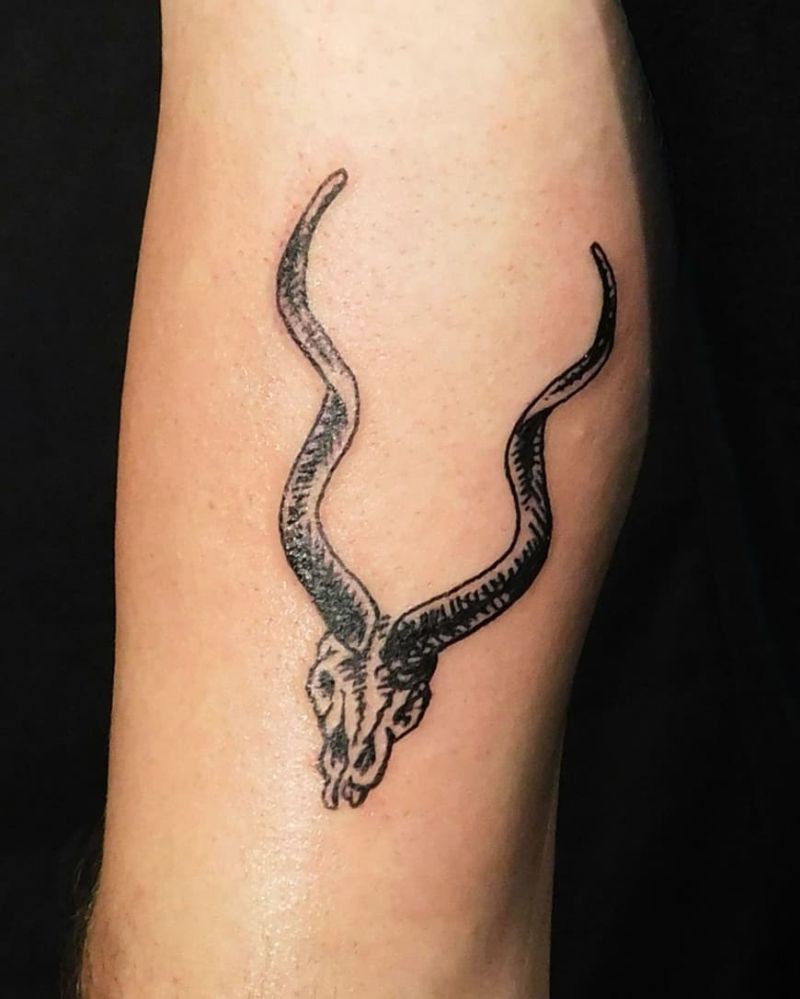 30 Pretty Goat Skull Tattoos You Must Try