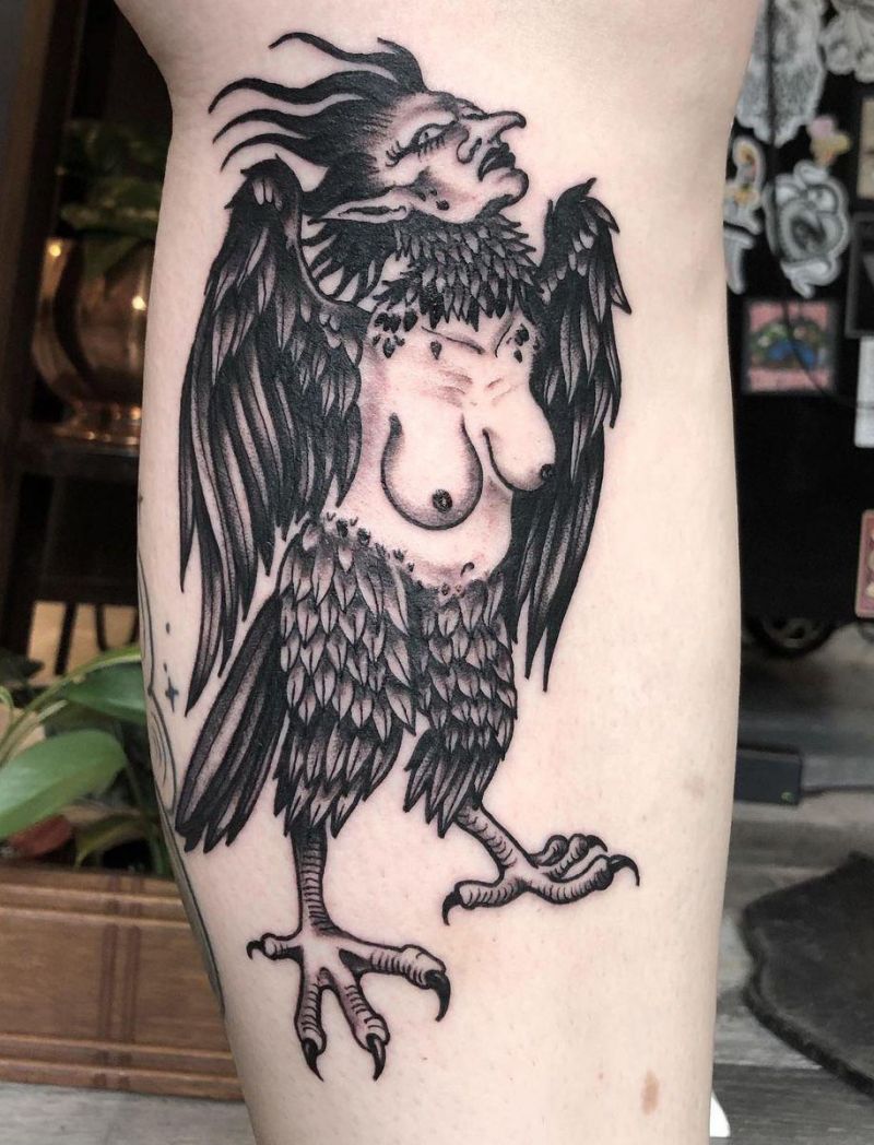 30 Perfect Harpy Tattoos Make You Attractive