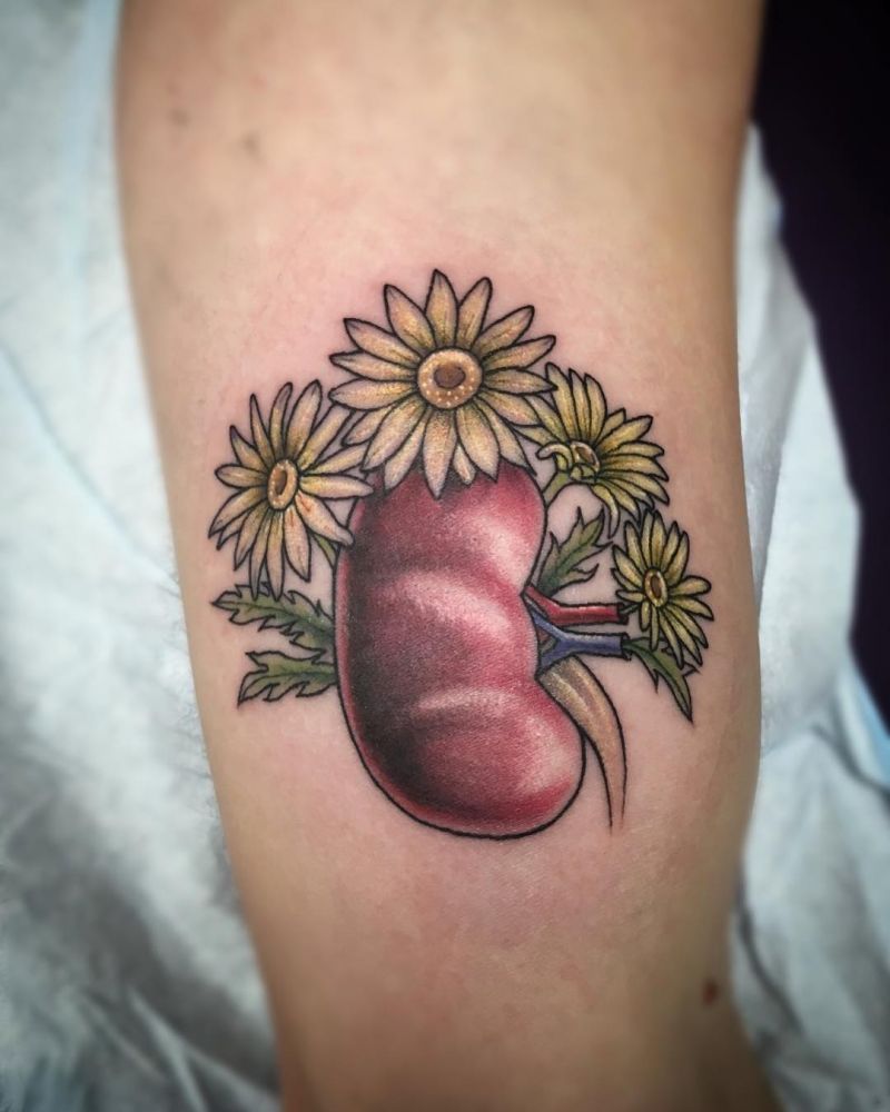 30 Pretty Kidney Tattoos You Will Love