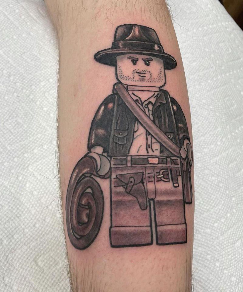 30 Pretty Lego Tattoos to Inspire You