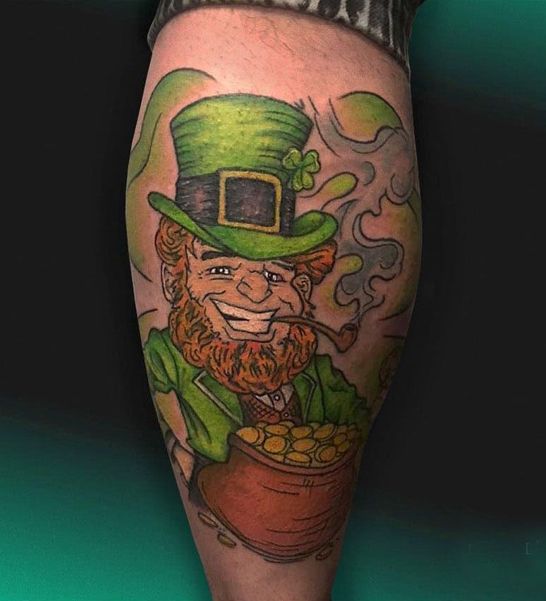 30 Pretty Leprechaun Tattoos for inspiration