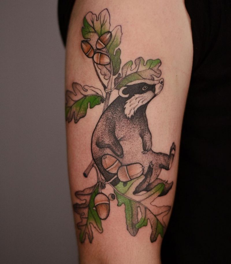 30 Pretty Oak Tattoos to Inspire You