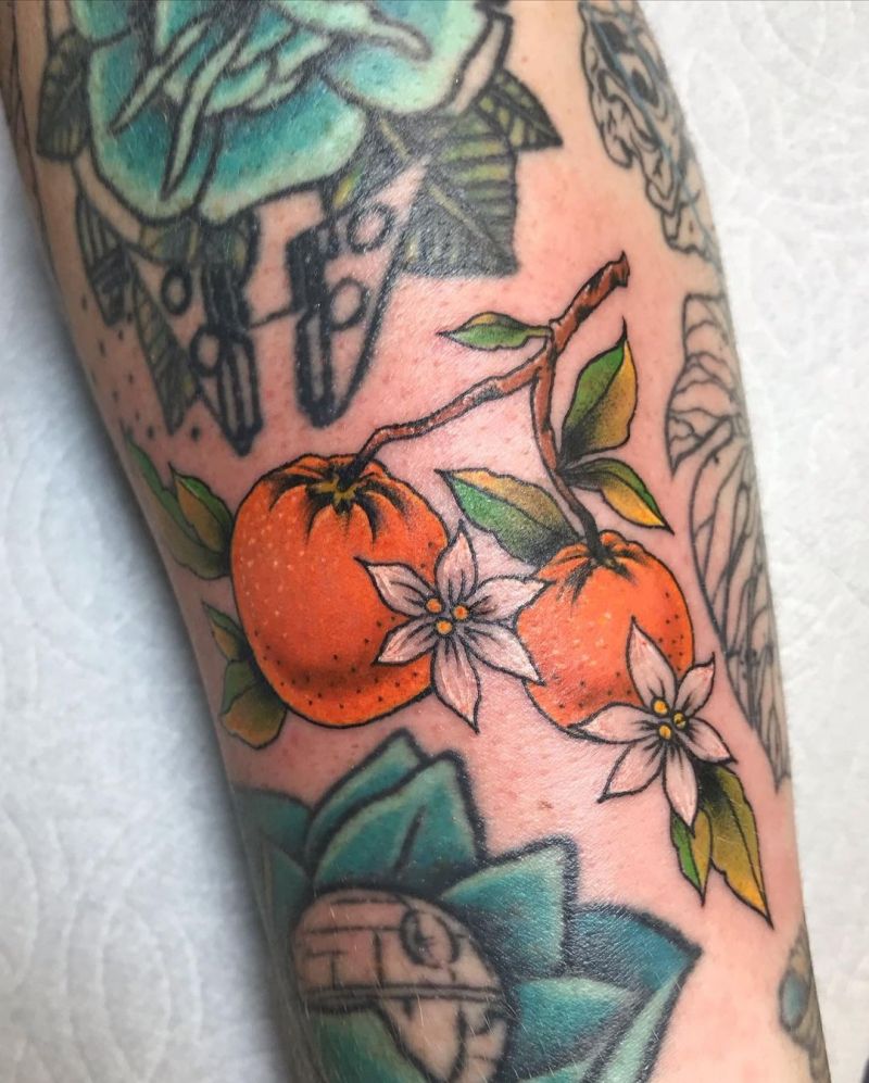 30 Pretty Orange Tattoos You Must Love