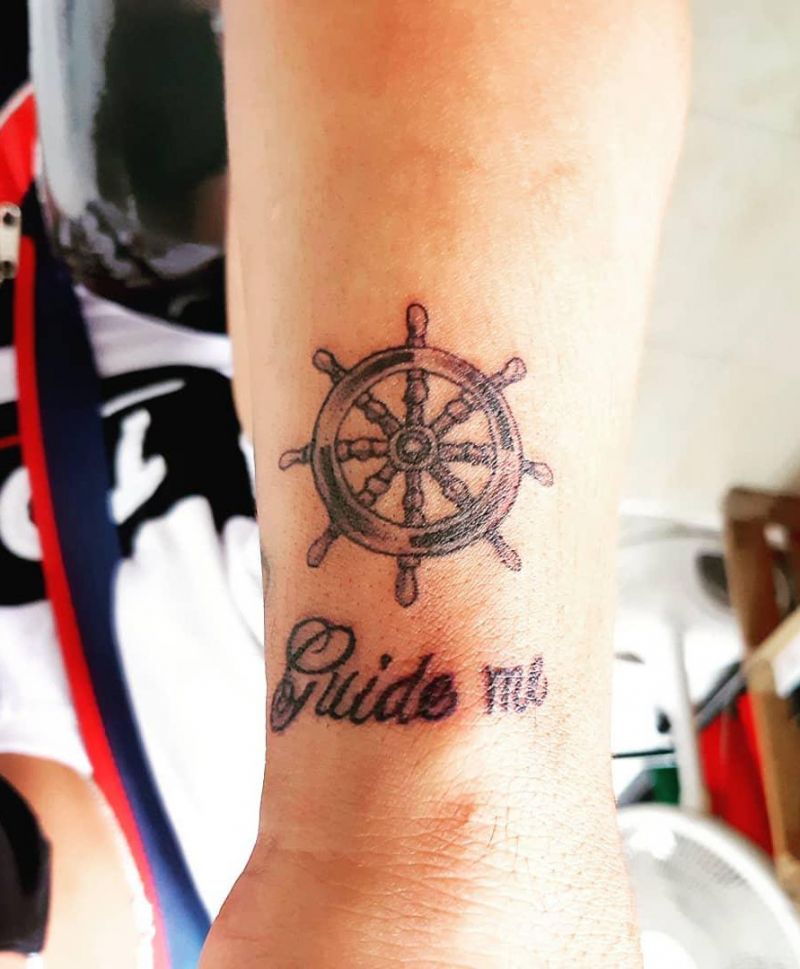 30 Pretty Rudder Tattoos You Must Try