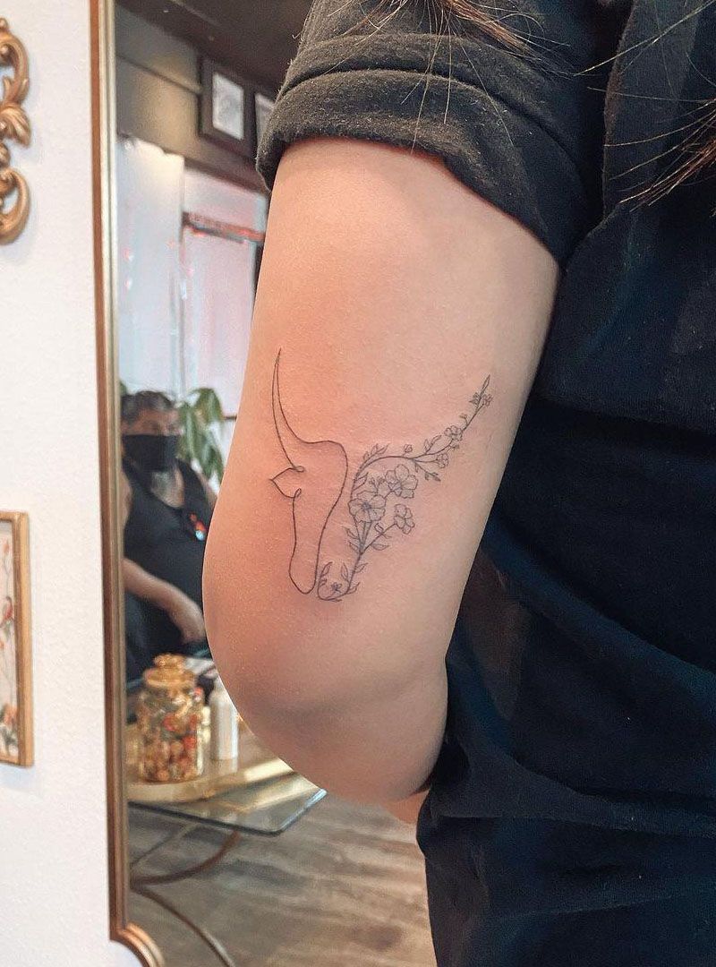 30 Pretty Taurus Tattoos to Inspire You