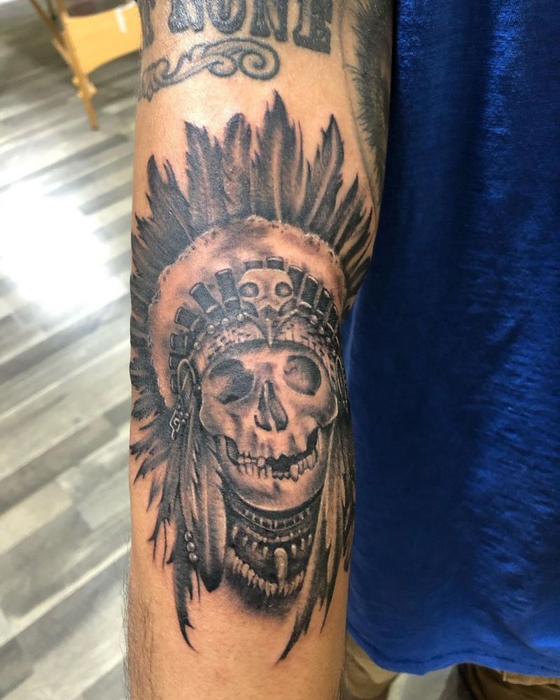 30 Pretty Headdress Tattoos You Will Love Style VP Page 5