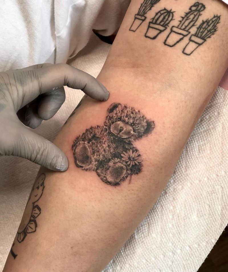 30 Cute Teddy Tattoos You Must Love