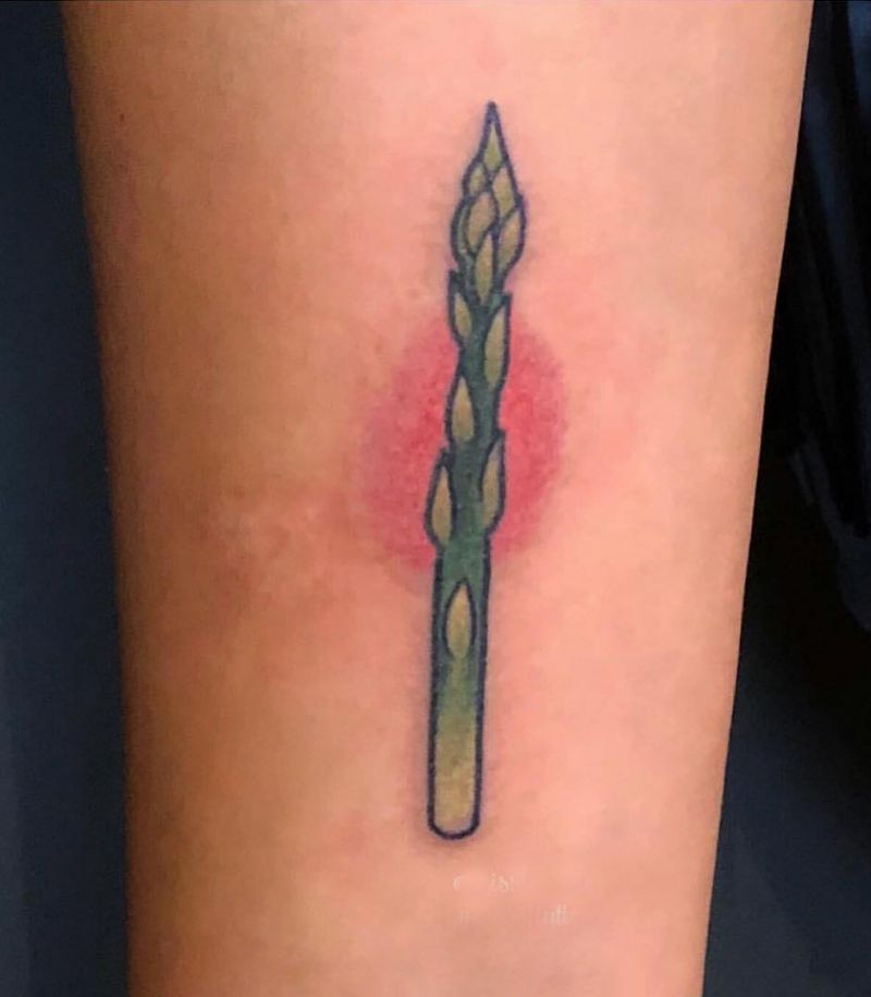 30 Pretty Asparagus Tattoos You Will Love