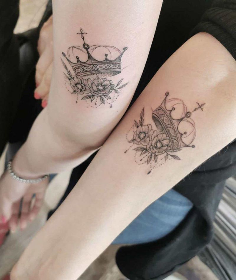 30 Noble King and Queen Tattoos You Should Not Miss