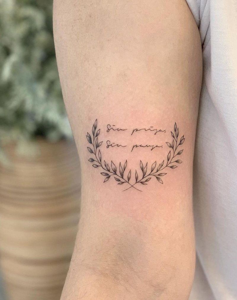 30 Pretty Laurel Tattoos to Inspire You