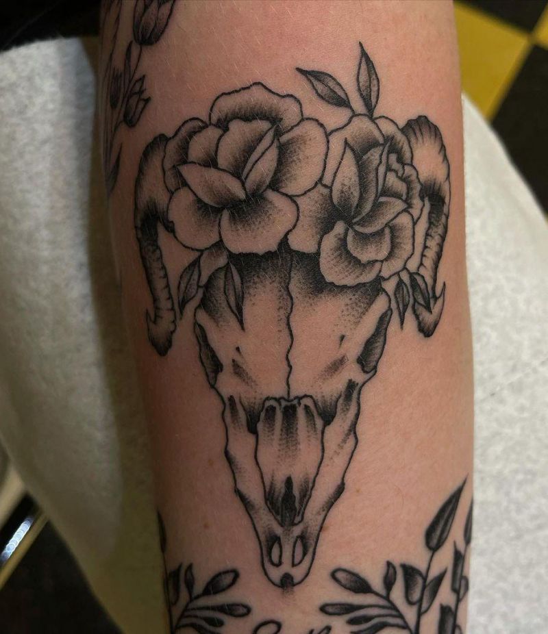 30 Pretty Ram Tattoos to Inspire You