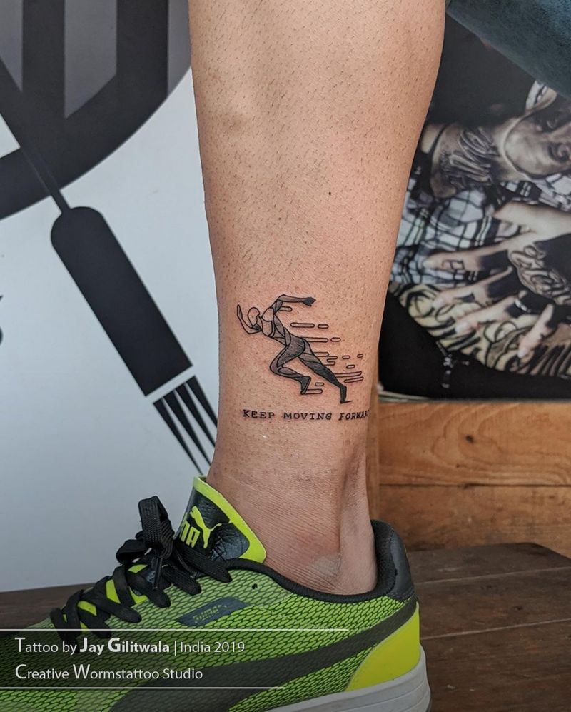 30 Pretty Runner Tattoos You Will Love