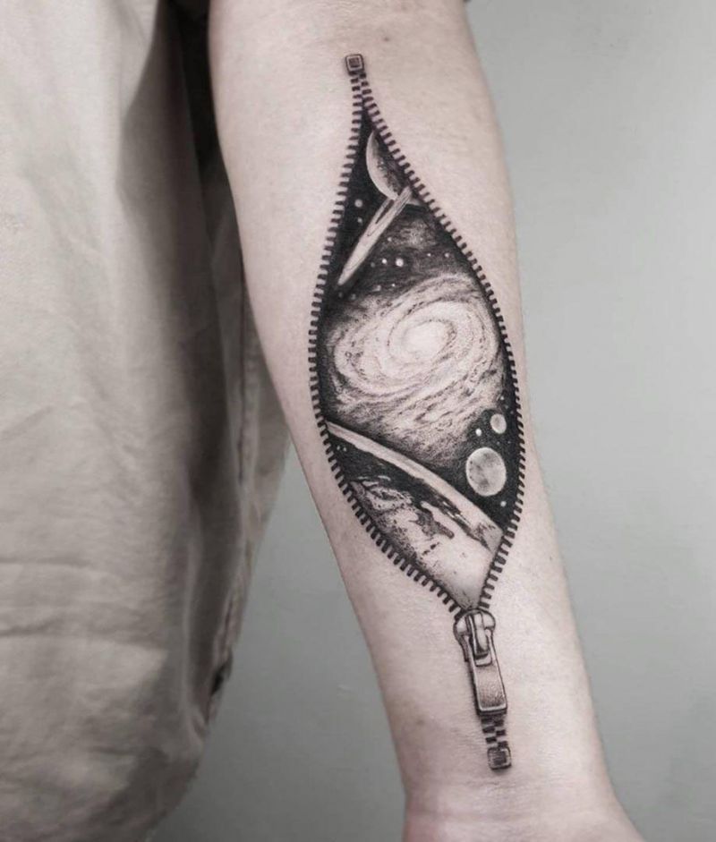 30 Pretty Zipper Tattoos You Must Love