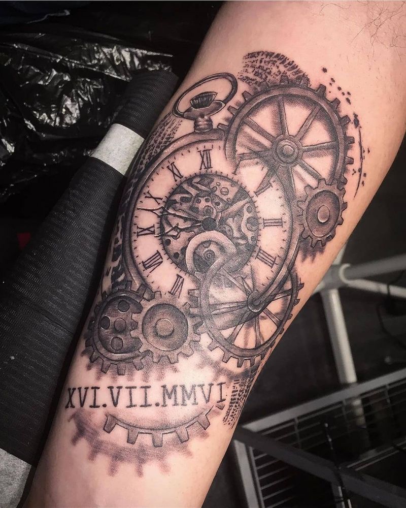 30 Pretty Watch Tattoos Make You Excited
