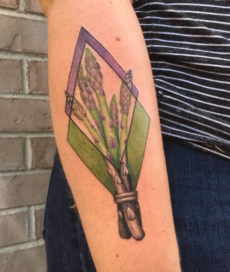 30 Pretty Asparagus Tattoos You Will Love