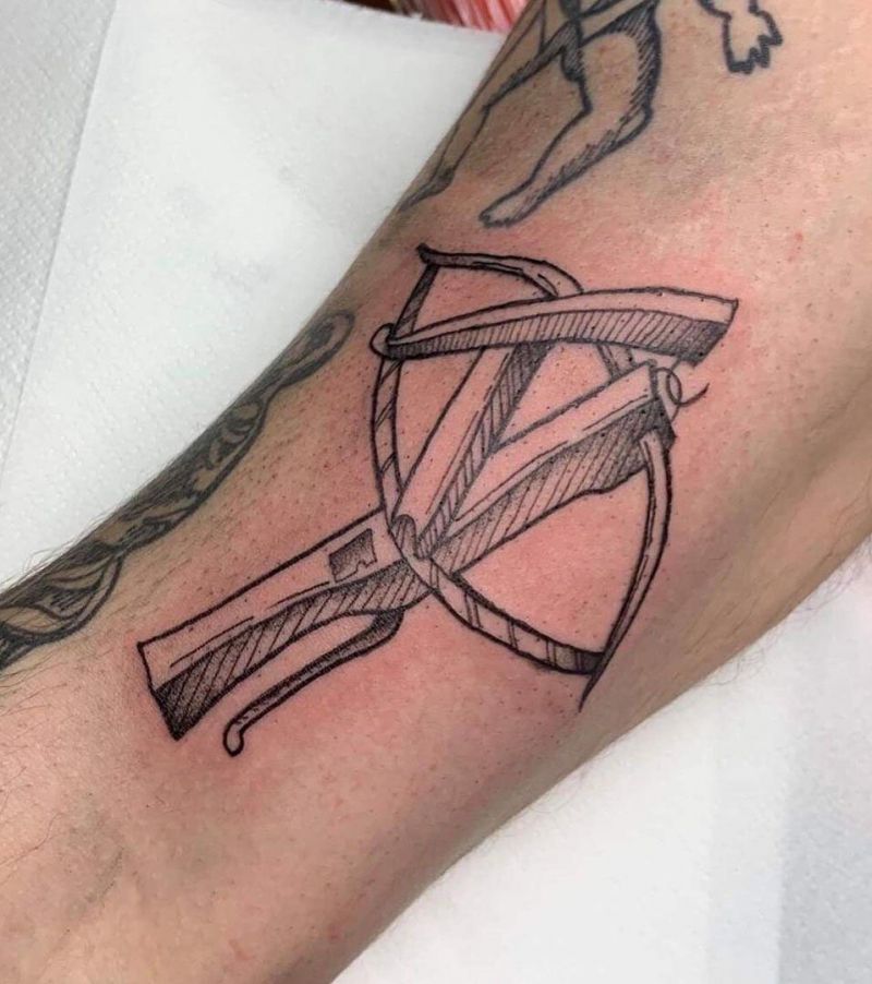 30 Pretty Crossbow Tattoos Make You Brave