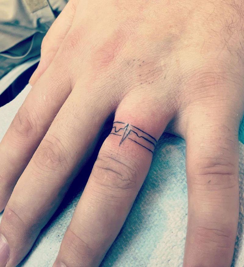 30 Pretty Ring Tattoos You Will Love