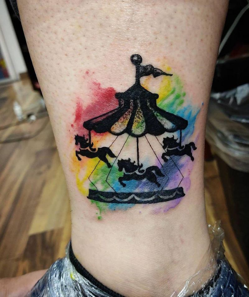 30 Perfect Carousel Tattoos You Must Love