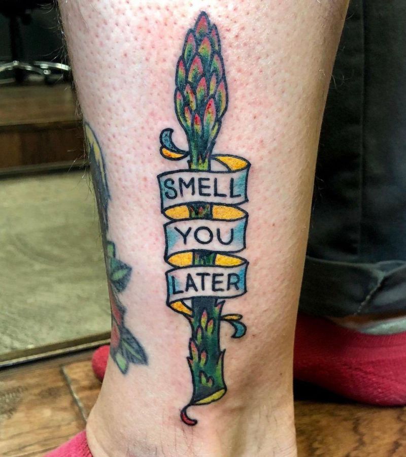 30 Pretty Asparagus Tattoos You Will Love