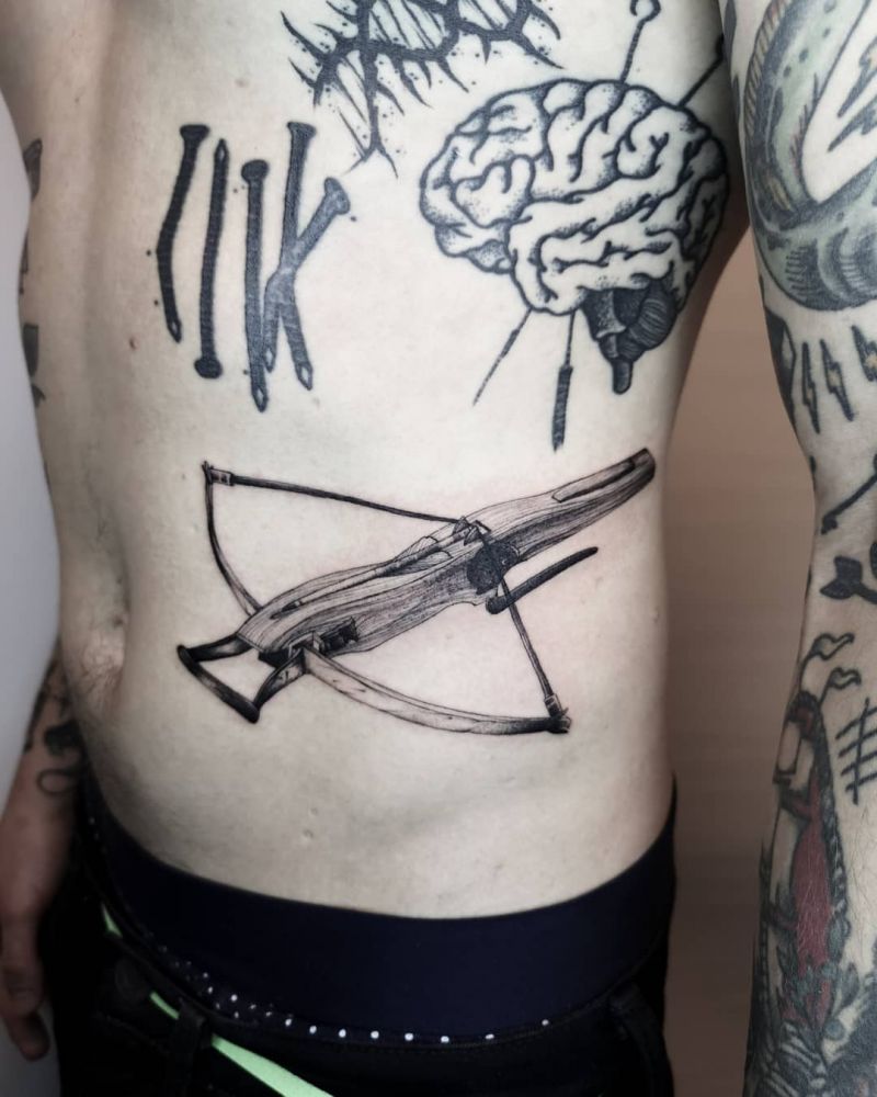 30 Pretty Crossbow Tattoos Make You Brave