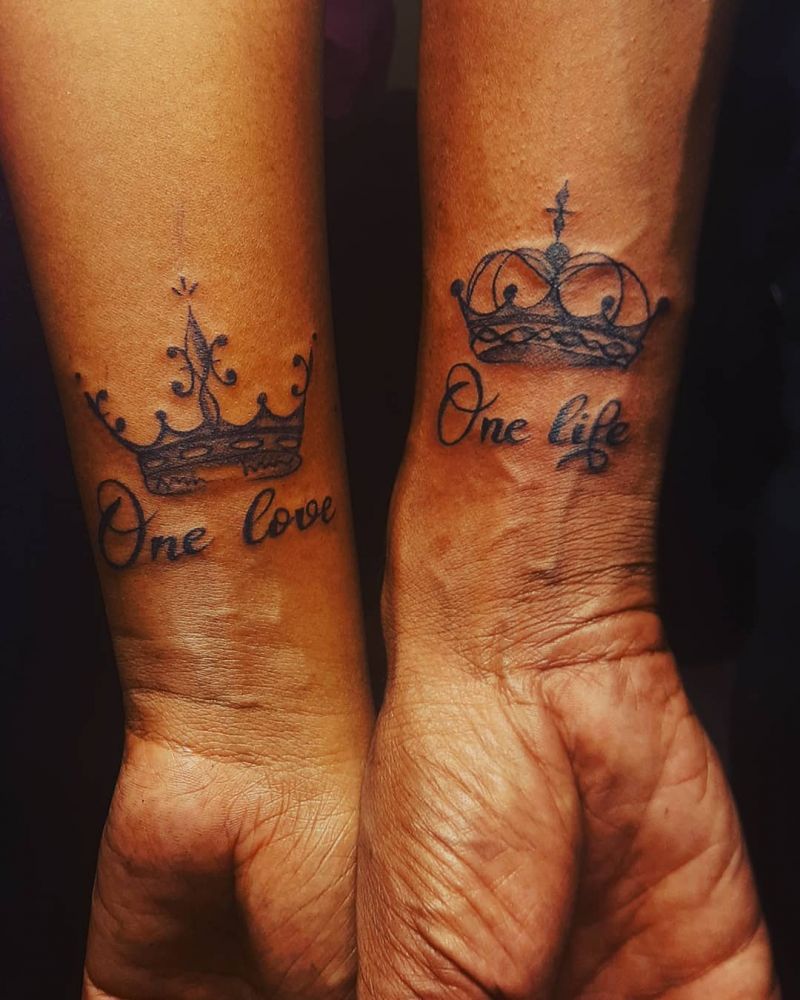 30 Noble King and Queen Tattoos You Should Not Miss