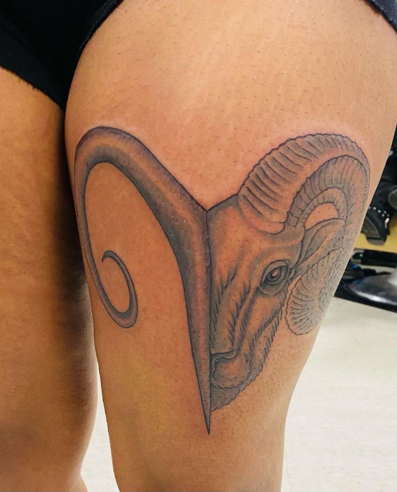 30 Pretty Ram Tattoos to Inspire You