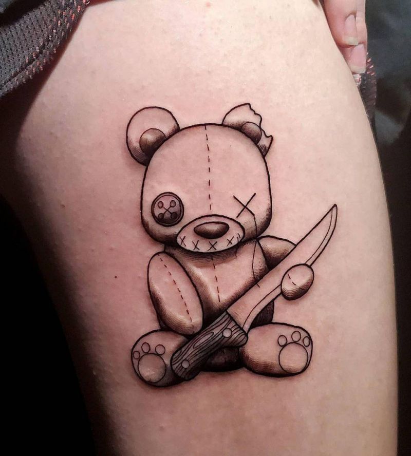 30 Cute Teddy Tattoos You Must Love