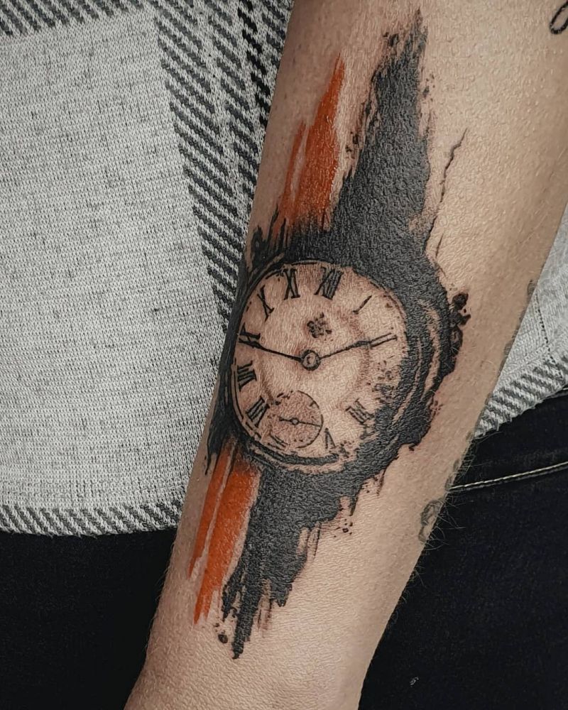 30 Pretty Watch Tattoos Make You Excited