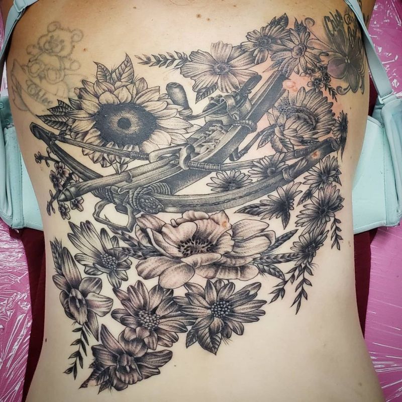 30 Pretty Crossbow Tattoos Make You Brave