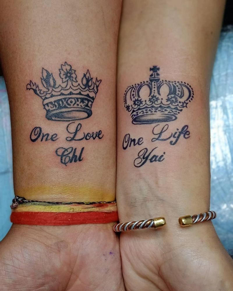 30 Noble King and Queen Tattoos You Should Not Miss