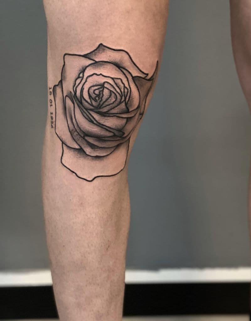 30 Pretty Knee Tattoos You Can Copy