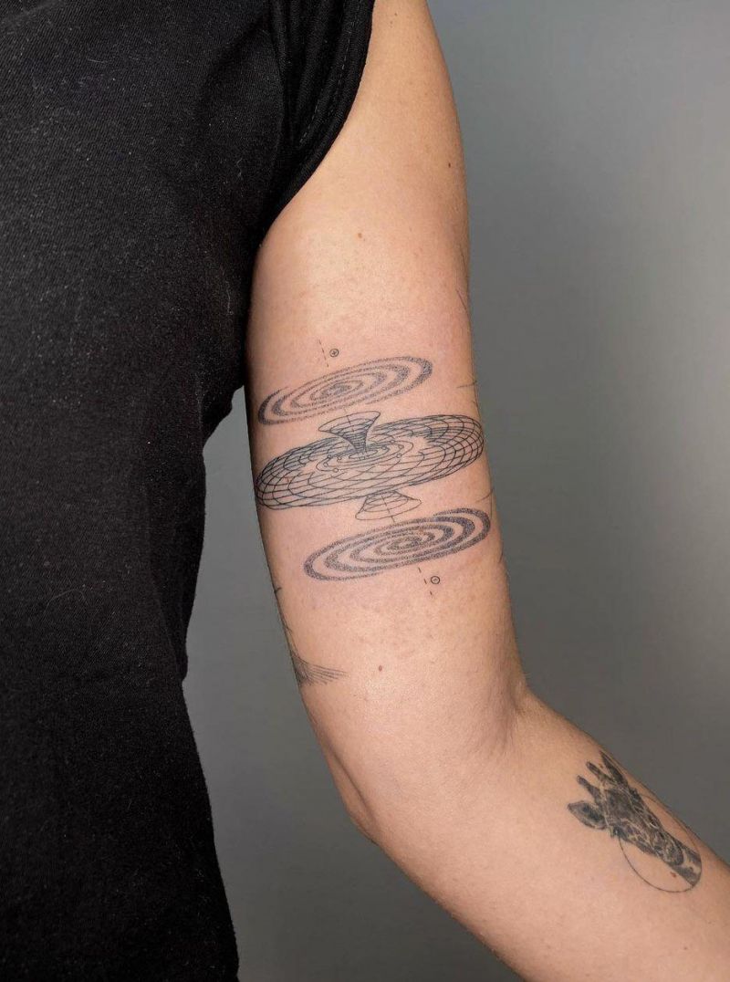 30 Unique Black Hole Tattoos to Inspire You