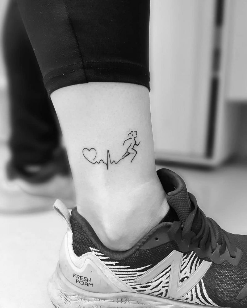 30 Pretty Runner Tattoos You Will Love