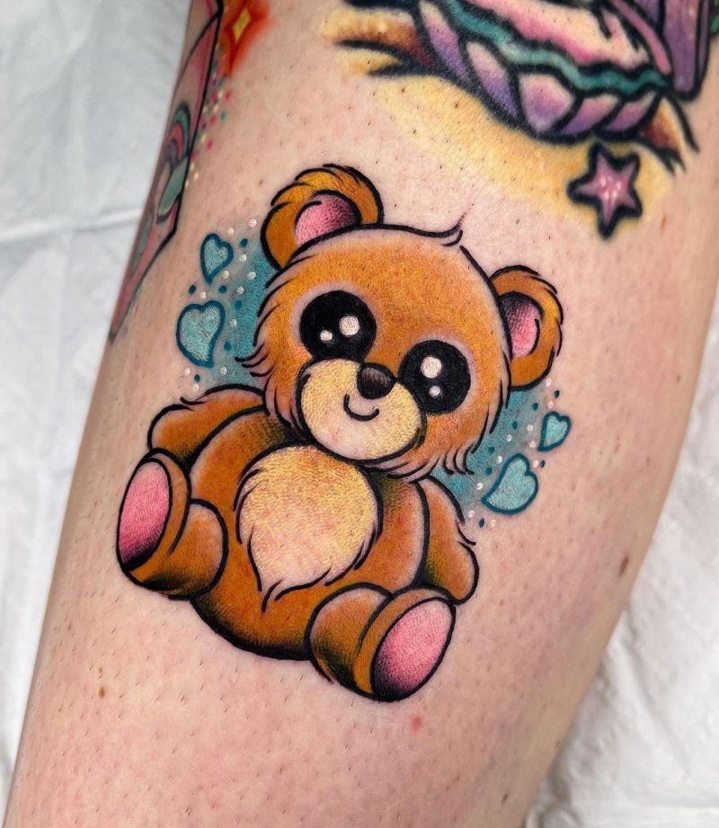 30 Cute Teddy Tattoos You Must Love