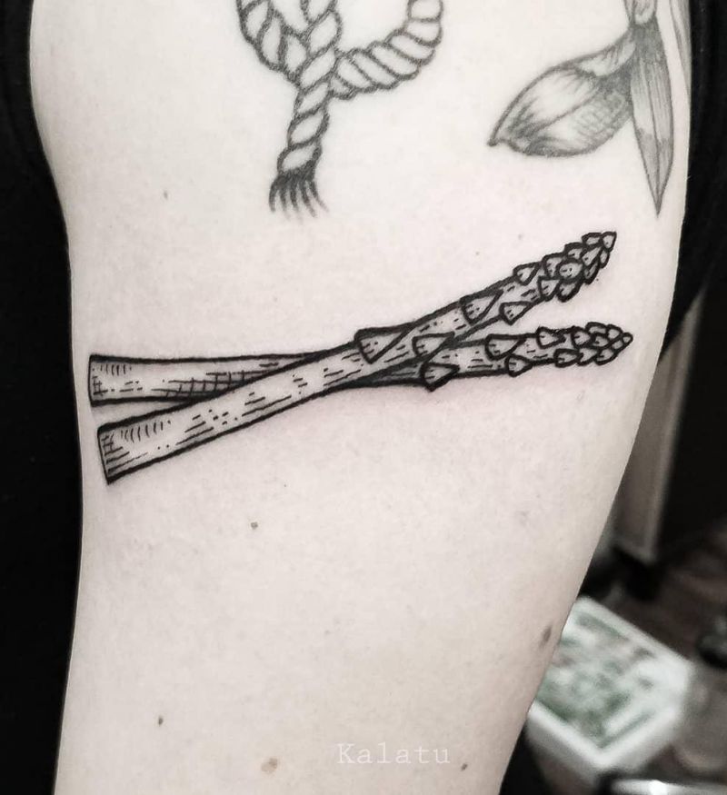 30 Pretty Asparagus Tattoos You Will Love