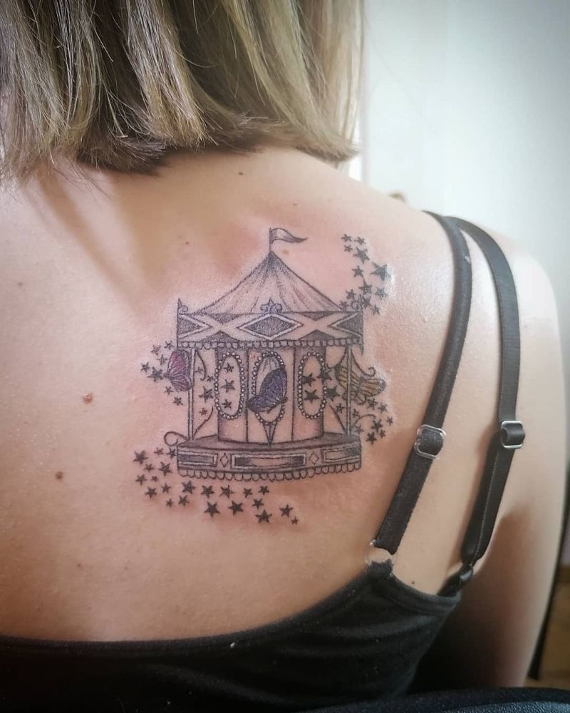 30 Perfect Carousel Tattoos You Must Love