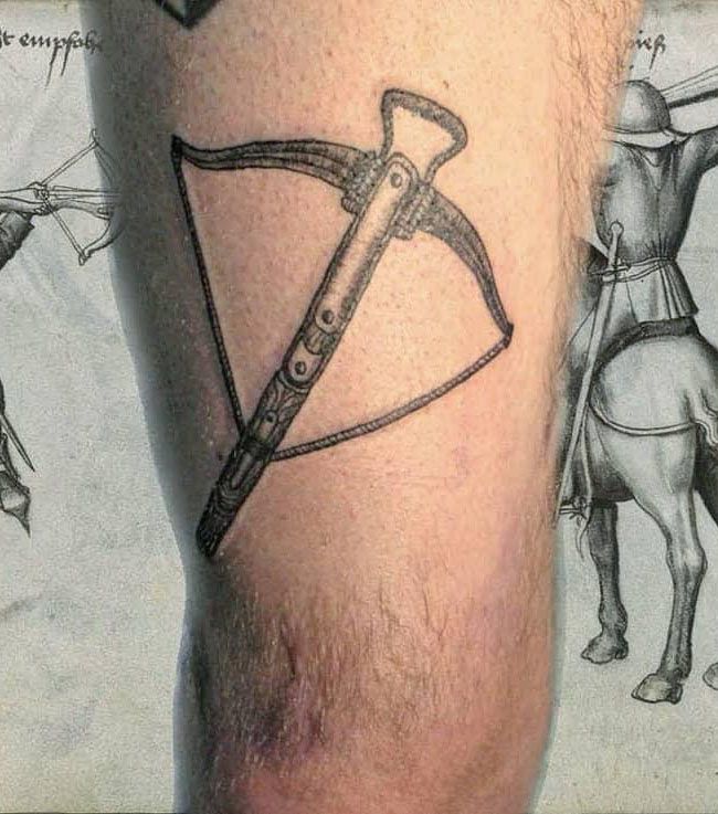 30 Pretty Crossbow Tattoos Make You Brave