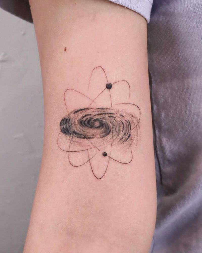 30 Unique Black Hole Tattoos to Inspire You