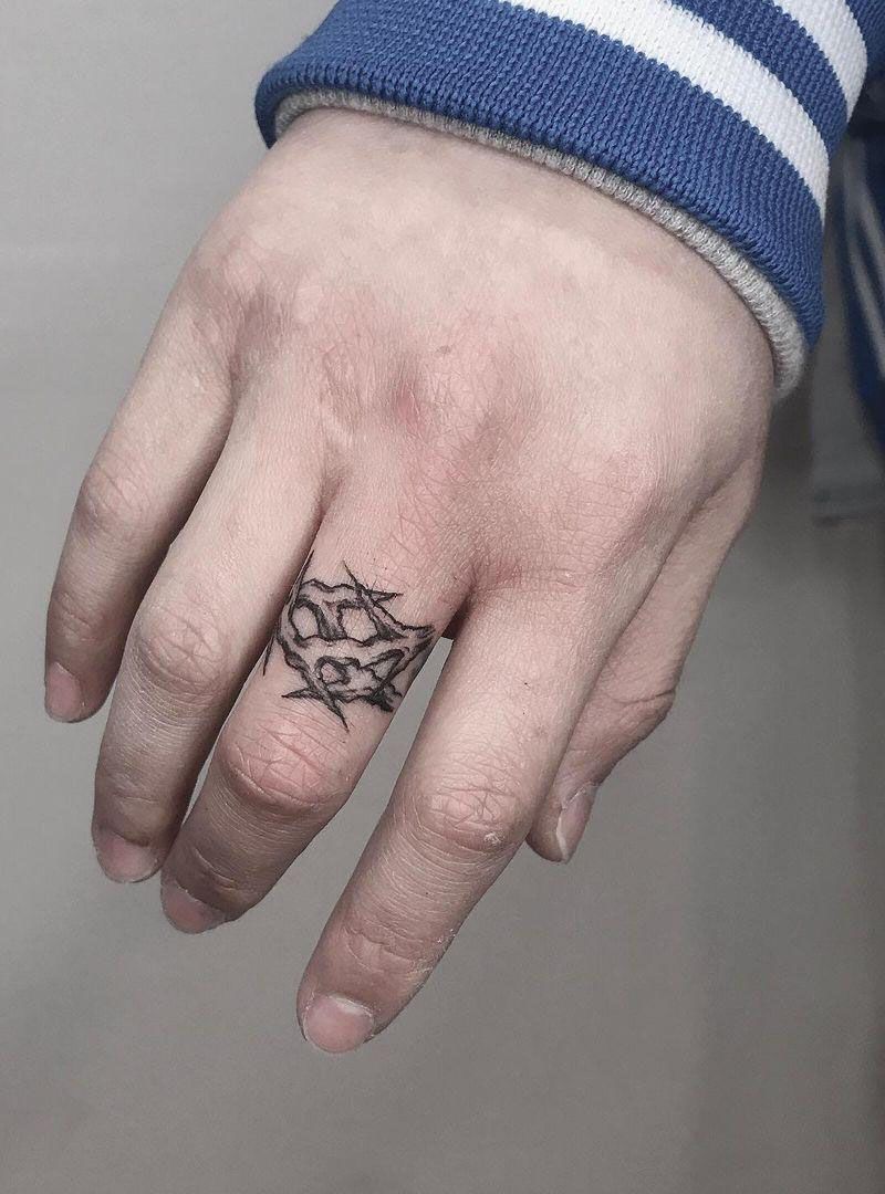 30 Pretty Ring Tattoos You Will Love