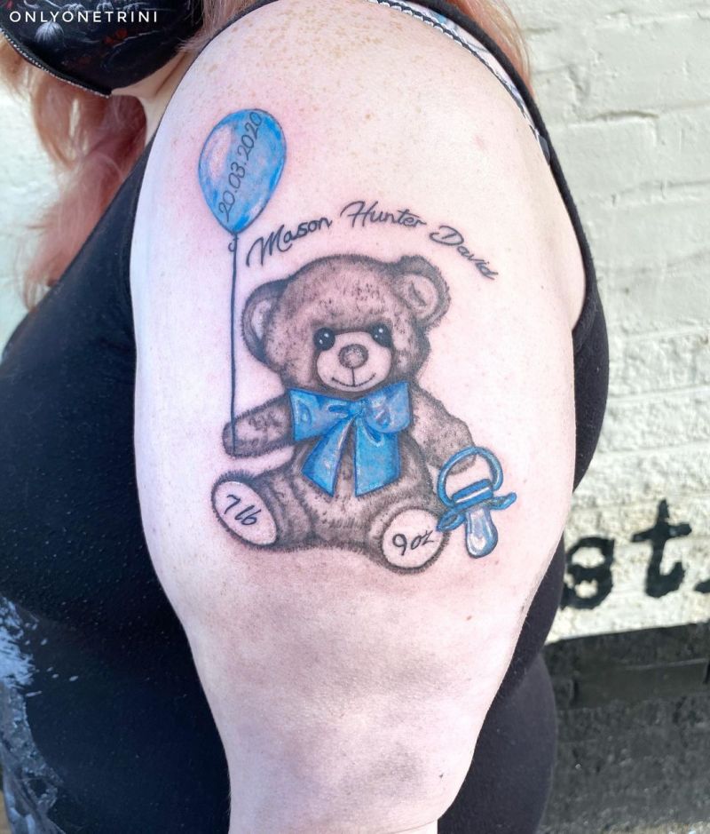 30 Cute Teddy Tattoos You Must Love