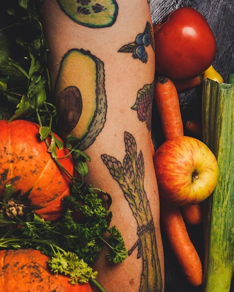 30 Pretty Asparagus Tattoos You Will Love