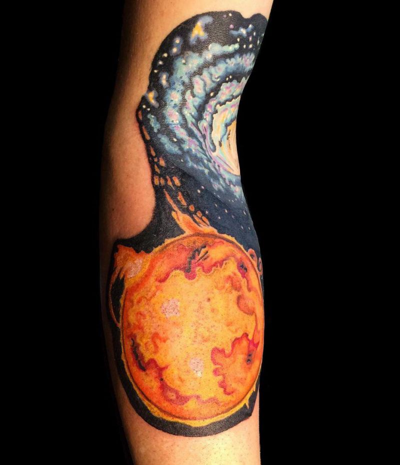 30 Unique Black Hole Tattoos to Inspire You