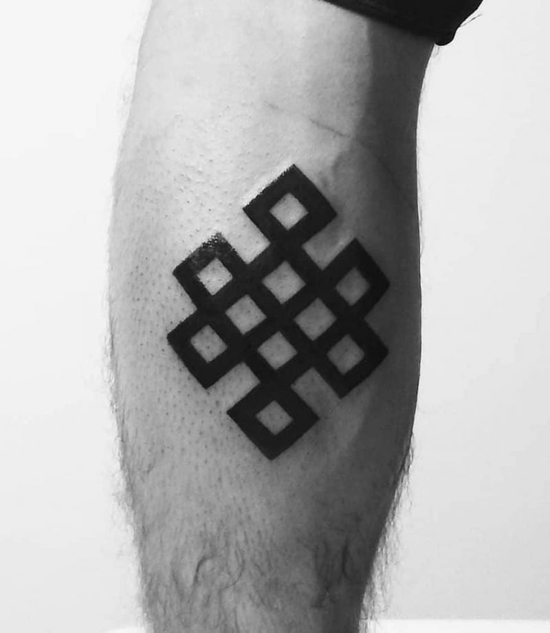 30 Pretty Endless Knot Tattoos You Must Try