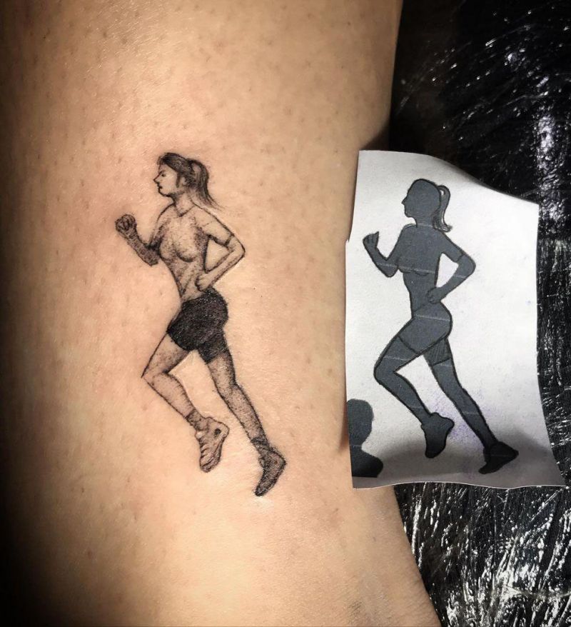 30 Pretty Runner Tattoos You Will Love