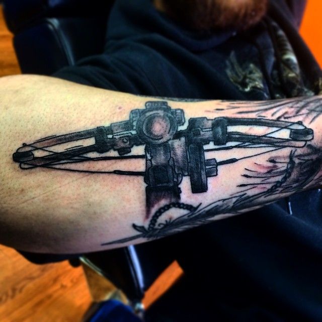 30 Pretty Crossbow Tattoos Make You Brave