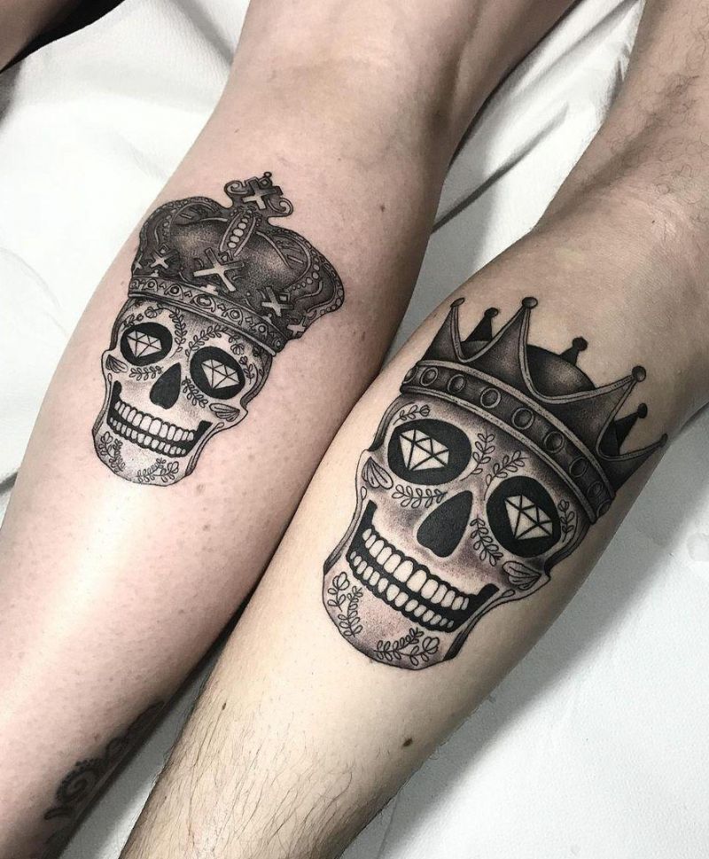 30 Noble King and Queen Tattoos You Should Not Miss