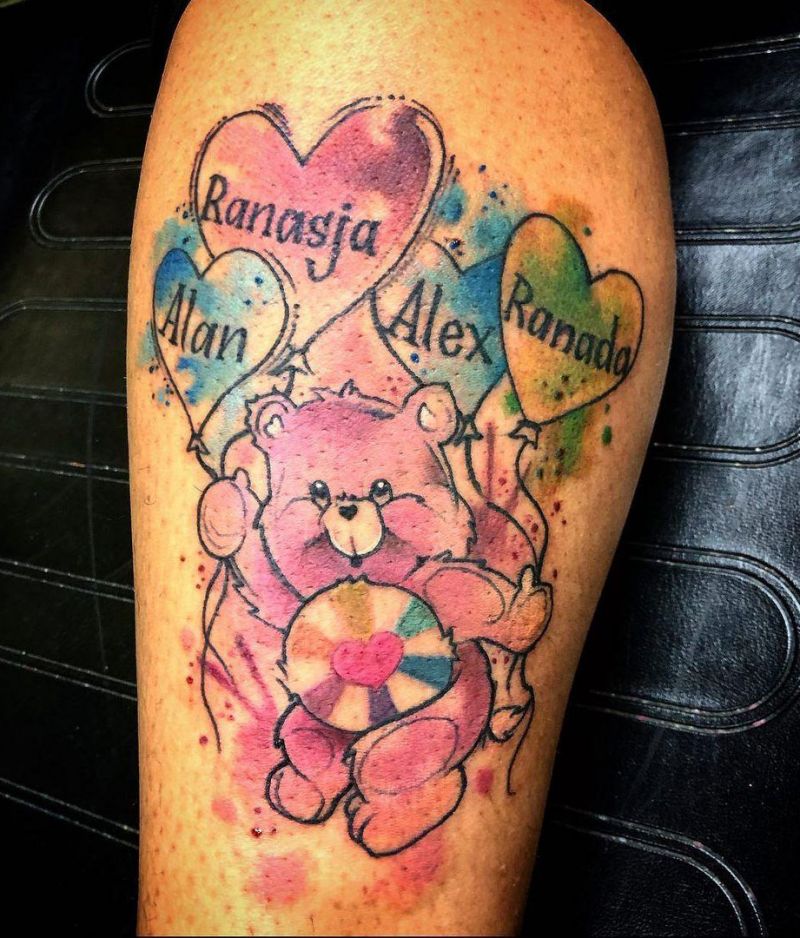 30 Cute Teddy Tattoos You Must Love